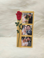 Combo: 3pcs Photo magnets + Floral Inspired Frame