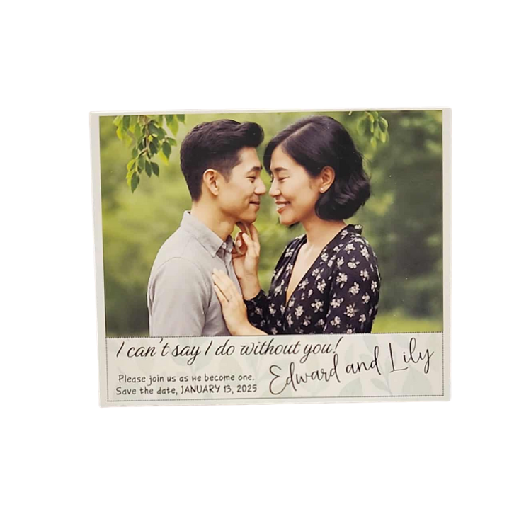 Flexible magnet Save the Date