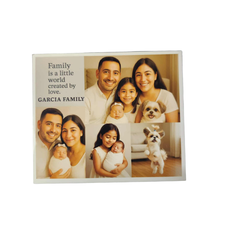 Flexible magnet photo collage 3.5 x 4"