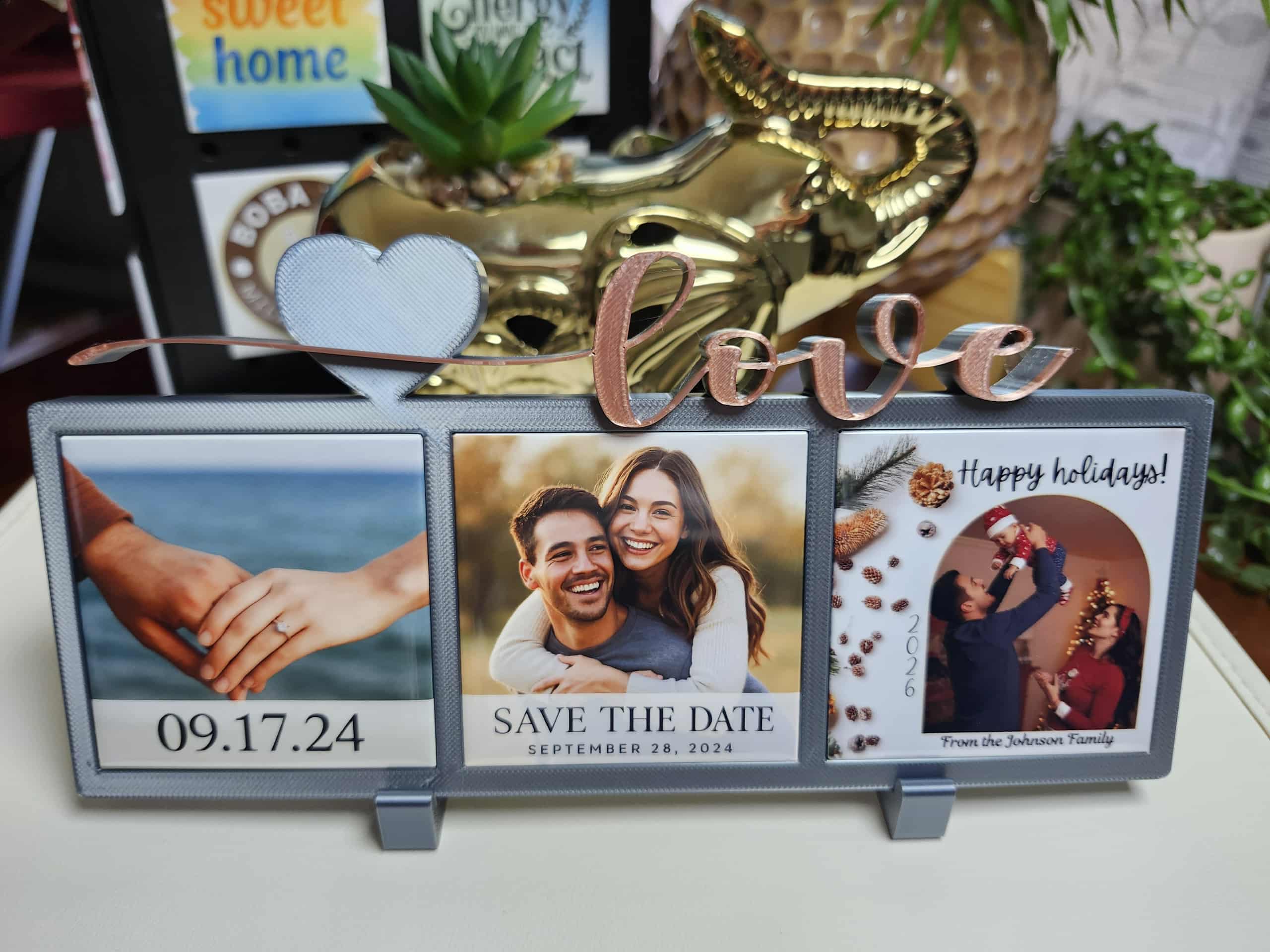 Love themed frame