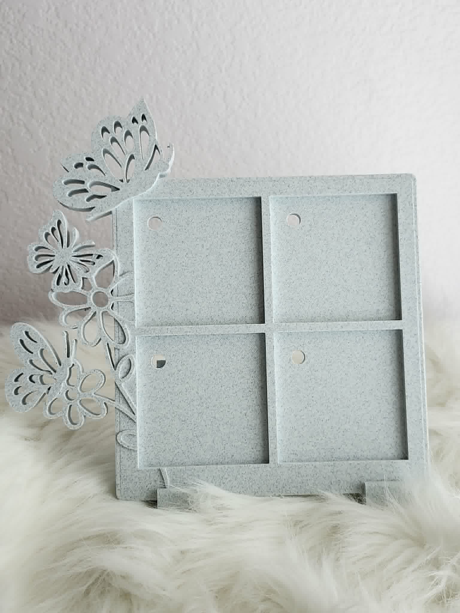 STL - ButterflyFlower Frame
