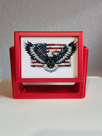 Rotating Photo Frame (For Flexible photo magnets or standard photo paper)