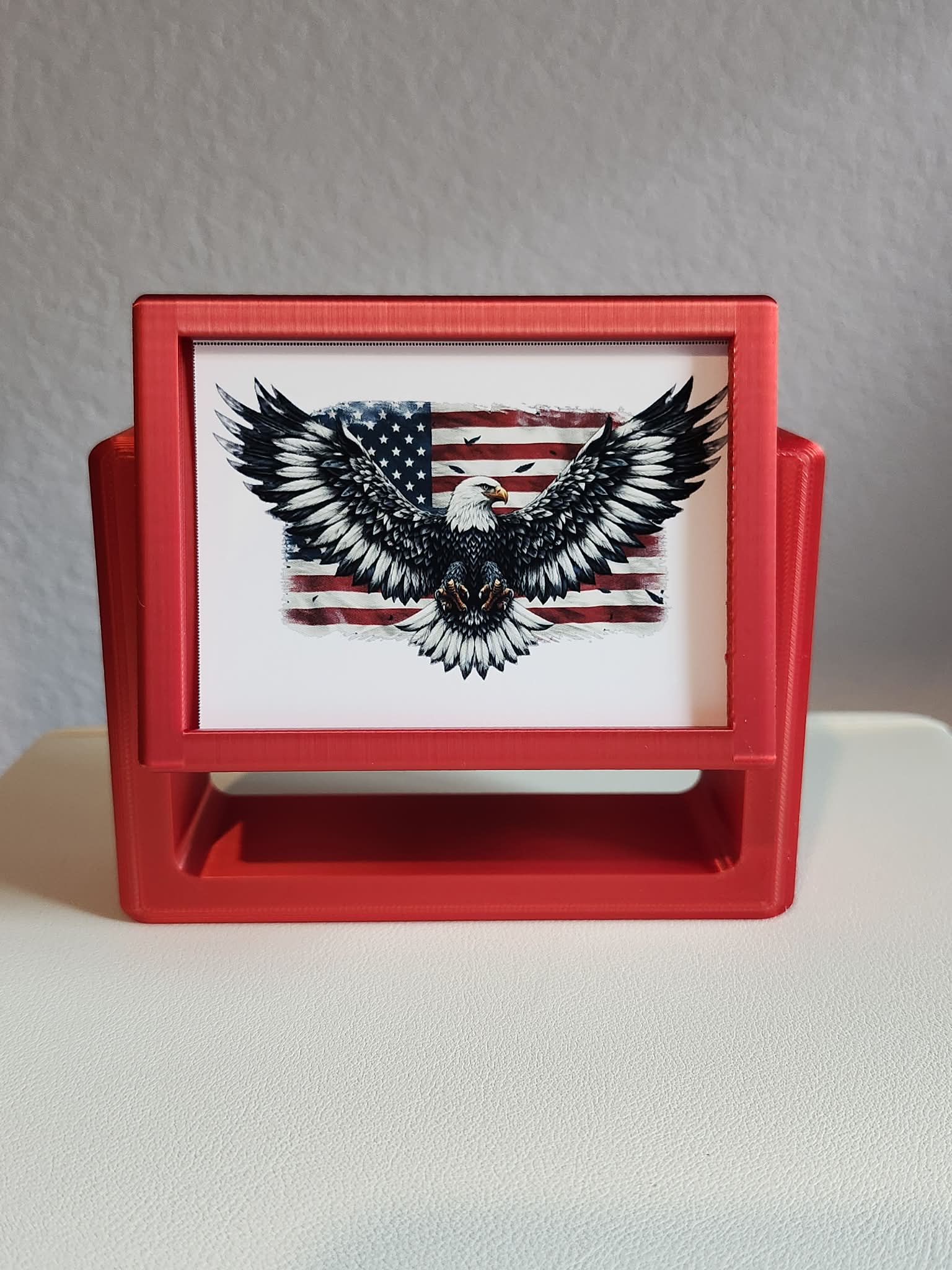 STL - Rotating Photo Frame (For flexible photo magnets or standard photo paper)