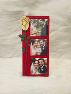 Combo: 3pcs Photo magnets + Floral Inspired Frame