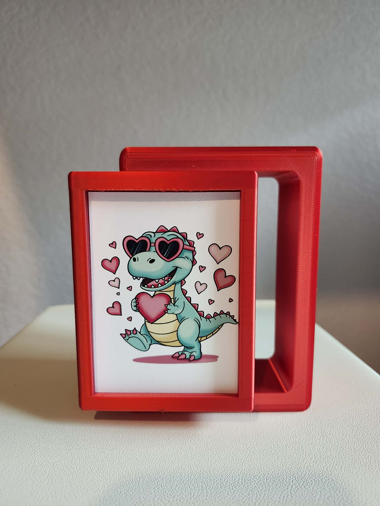 Rotating Photo Frame (For Flexible photo magnets or standard photo paper)