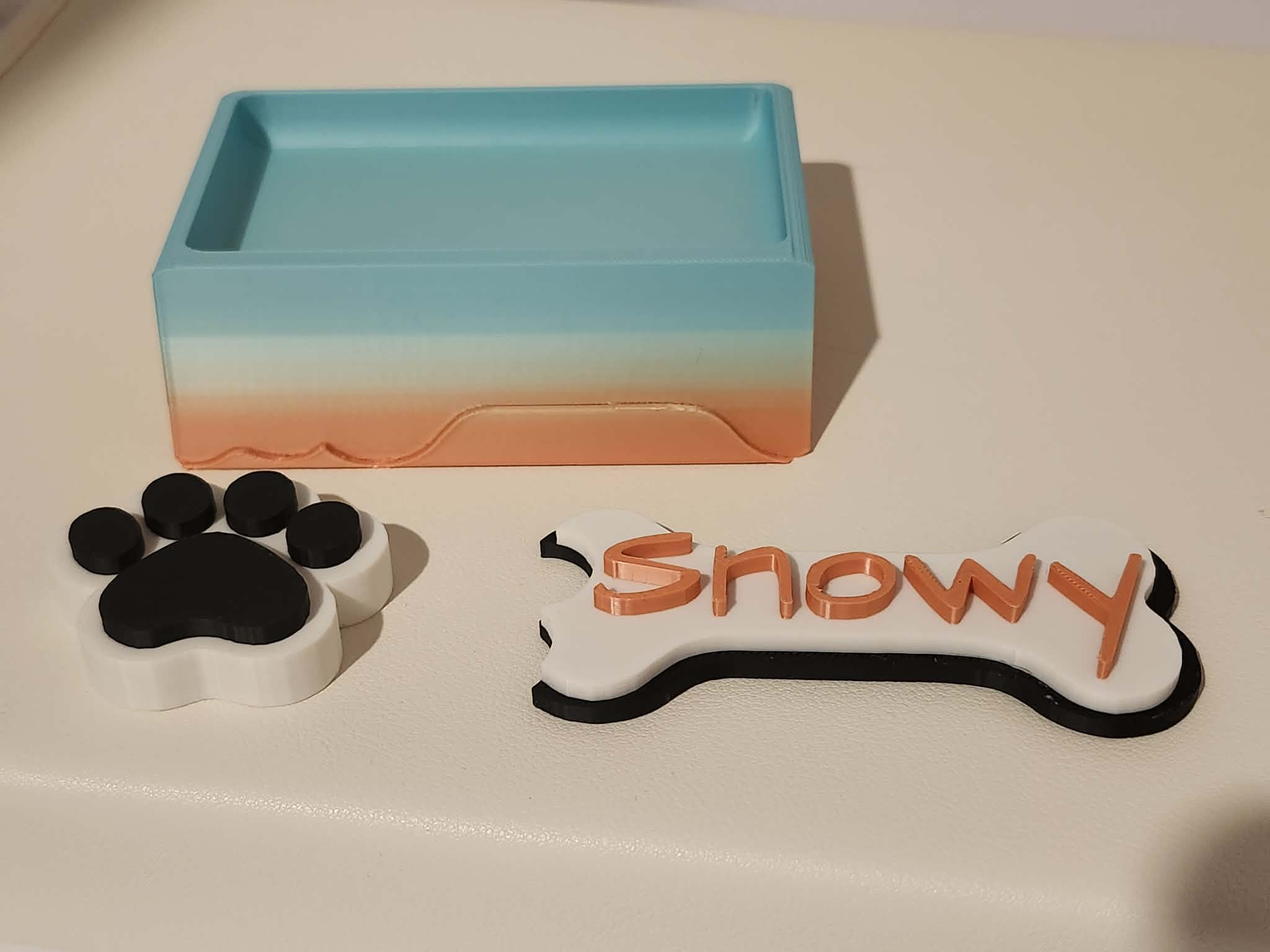 Rotating cube frame - Pawfect Memories  (Base and accessories only)