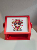 STL - Rotating Photo Frame (For flexible photo magnets or standard photo paper)