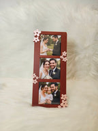 Combo: 3pcs Photo magnets + Floral Inspired Frame