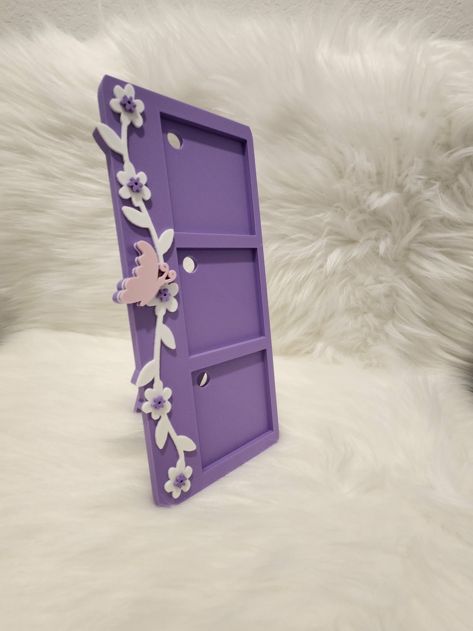 Combo: 3pcs Photo magnets + Floral Inspired Frame