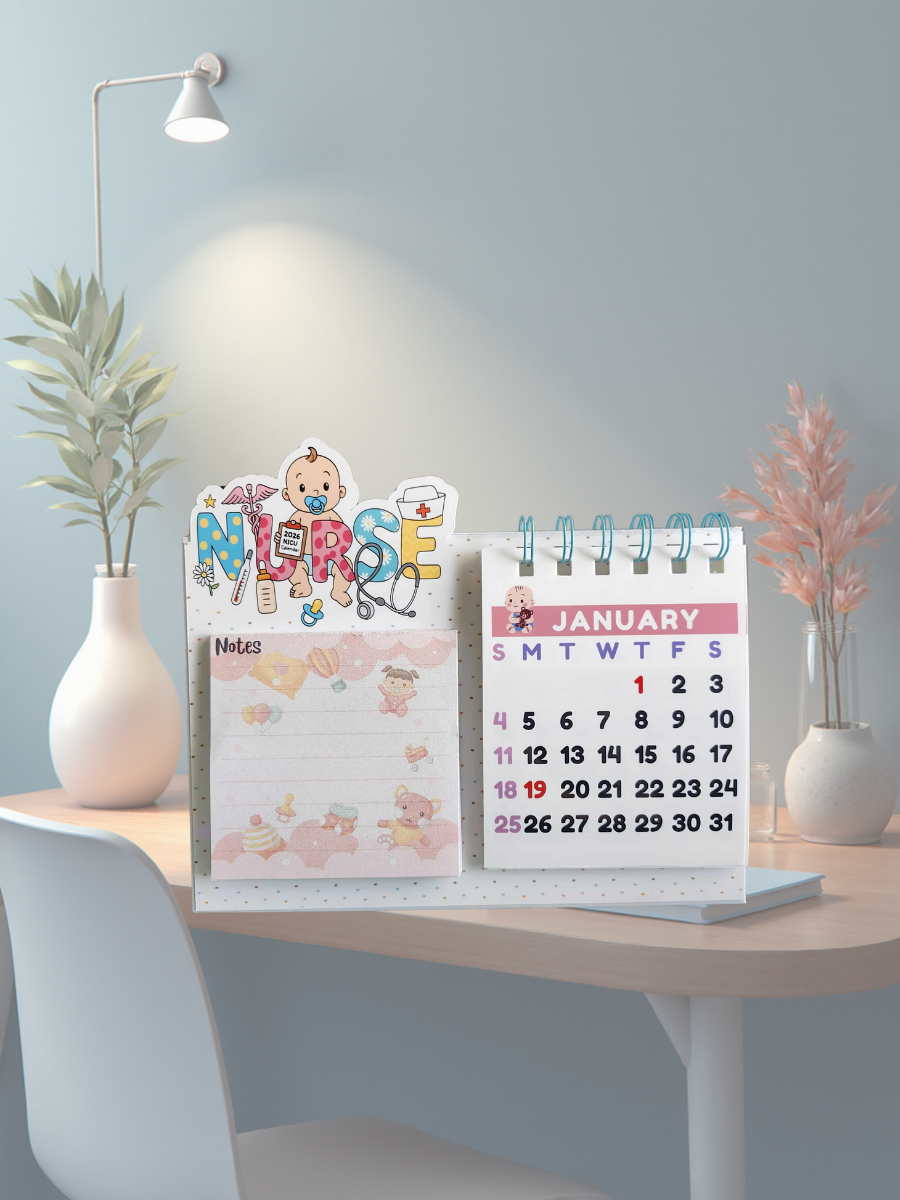 Baby Nurse/NICU desktop calendar 7.5 x 5"