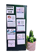 Magnetic calendar 3x4"