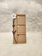 Combo: 3pcs Photo magnets + Floral Inspired Frame