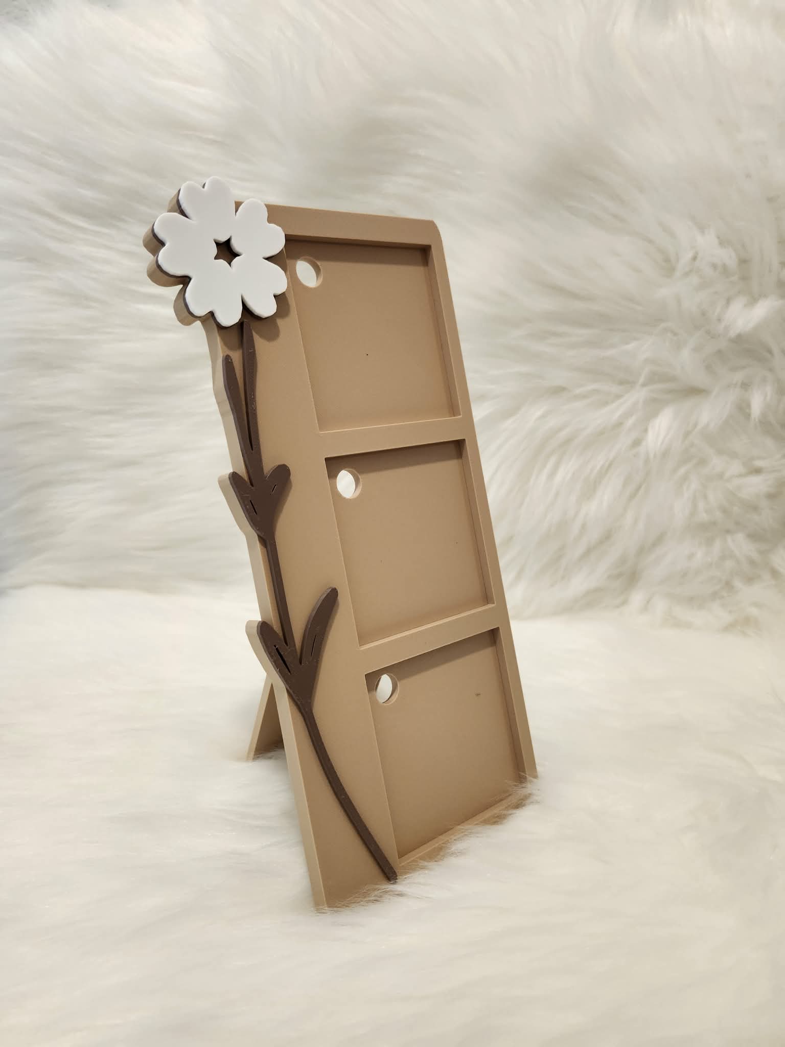 Combo: 3pcs Photo magnets + Floral Inspired Frame