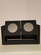 Rotating Cube Frame -  Double   (Holds 8 Photo Magnets)