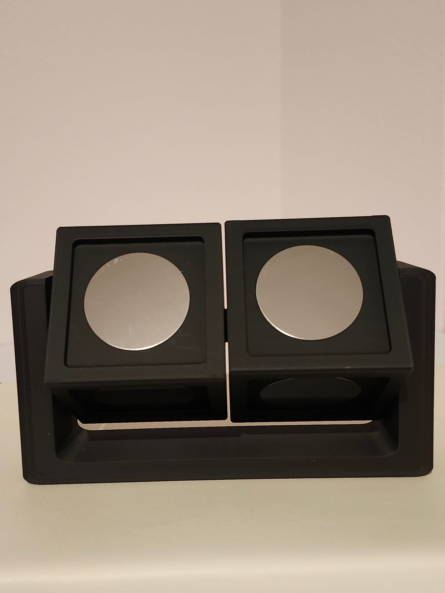Rotating Cube Frame -  Double   (Holds 8 Photo Magnets)