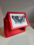 STL - Rotating Photo Frame (For flexible photo magnets or standard photo paper)