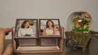 STL - Double Rotating Cube Frame  (Holds 8 Photo Magnets)
