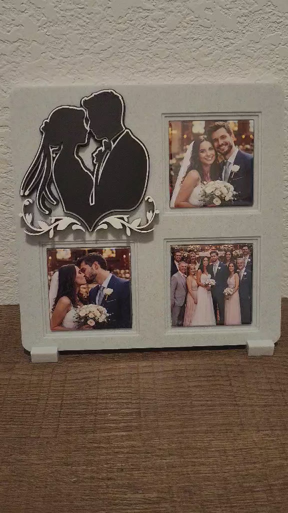 STL Wedding Photo Magnet Frame