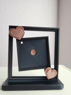Frame with heart accents