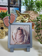 Baby footprint frame